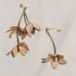 Asymmetrical Tiaré Earrings