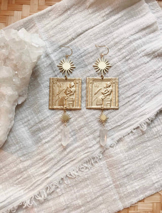 Sun God Earrings