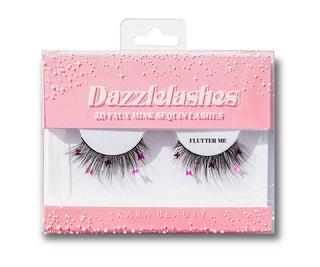 DAZZLELASHES 3D Faux Mink Sequin Festival Eyelashes