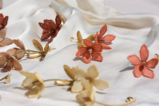 Asymmetrical Tiaré Earrings