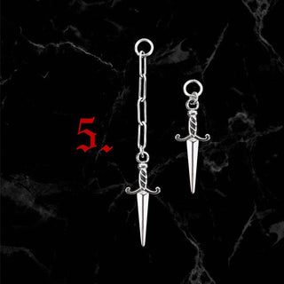 Asymmetrical Charm Earrings