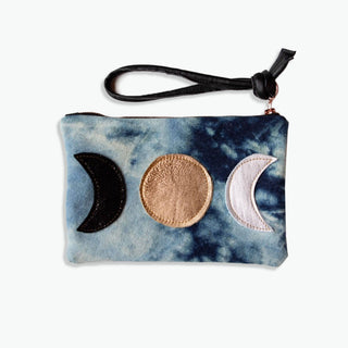 Denim Moons Abundance Clutch