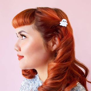 Hey Boo! Ghost Mini Hair Clip