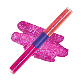 Quiet Riot Pink-Fusion Glitter Lip Duo Lip Paint