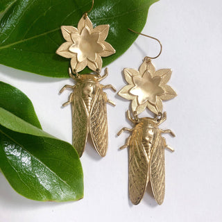 Cicada Earrings