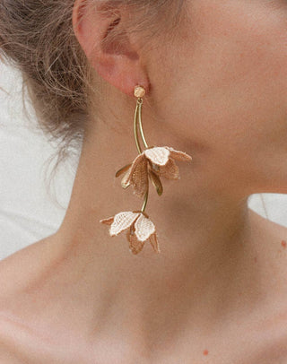 Asymmetrical Tiaré Earrings