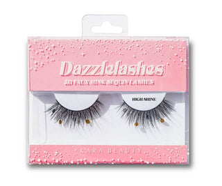 DAZZLELASHES 3D Faux Mink Sequin Festival Eyelashes