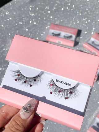 DAZZLELASHES 3D Faux Mink Sequin Festival Eyelashes