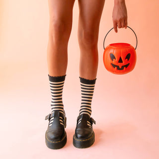 Striped Crew Socks