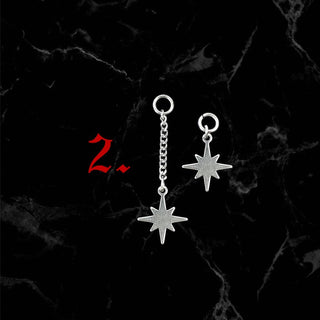 Asymmetrical Charm Earrings
