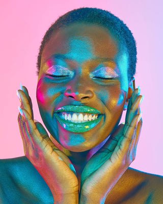 Quiet Riot Green-Aura Glitter Lip Duo Lip Paint