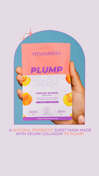 Plump Collagen Peach Face Sheet Mask