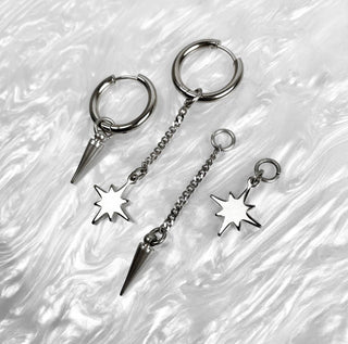 Asymmetrical Charm Earrings