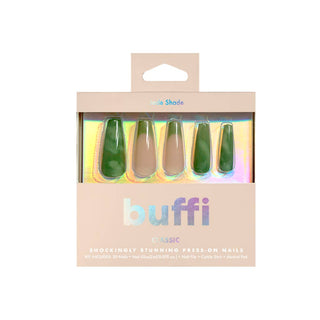BUFFI PRESS-ON NAILS - JADE SHADE