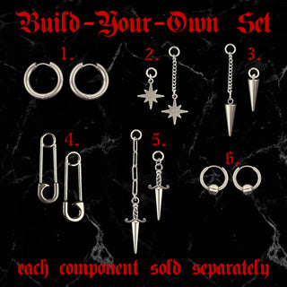 Asymmetrical Charm Earrings