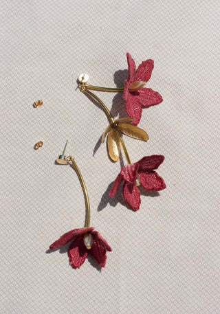 Asymmetrical Tiaré Earrings