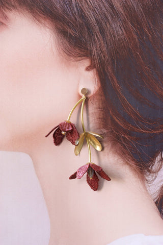 Asymmetrical Tiaré Earrings