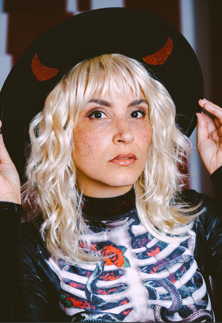 Devil Vegan Felt Hat