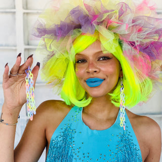 Streamer Tassel Chain Earrings