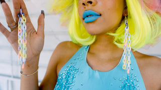 Streamer Tassel Chain Earrings