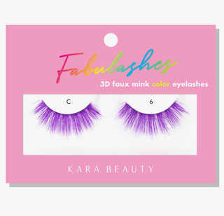 Colored FABULASHES 3D Faux Mink False Eyelashes