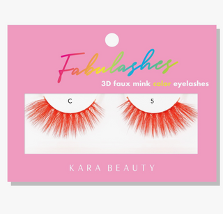 Colored FABULASHES 3D Faux Mink False Eyelashes
