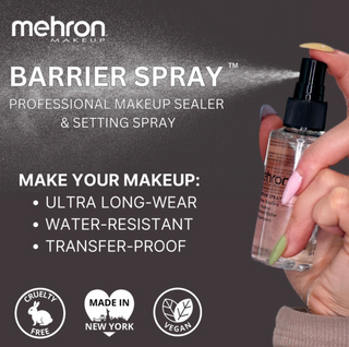 Mehron Barrier Spray Pump Bottle - 2 oz.