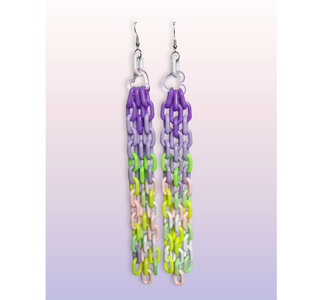 Streamer Tassel Chain Earrings