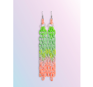 Streamer Tassel Chain Earrings