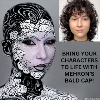 Mehron Bald Cap + Bald Cap Kit