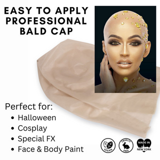 Mehron Bald Cap + Bald Cap Kit