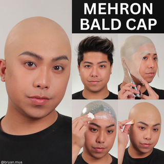 Mehron Bald Cap + Bald Cap Kit