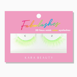 Colored FABULASHES 3D Faux Mink False Eyelashes