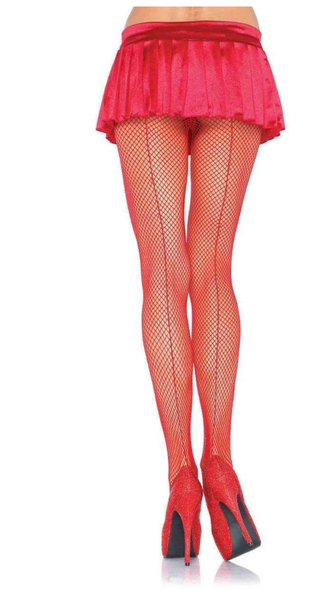 Fishnet Pantyhose with Backseam