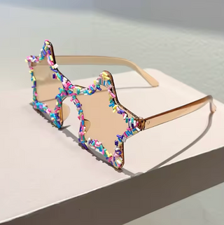 Confetti Sprinkles Star Sunglasses