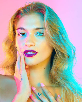 Quiet Riot Purple-Astro Glitter Lip Duo Lip Paint