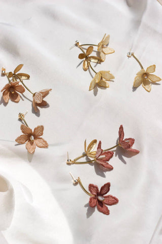 Asymmetrical Tiaré Earrings