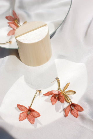 Asymmetrical Tiaré Earrings