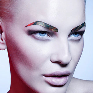 Face Lace Silver Brows