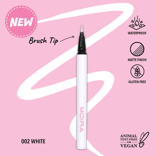 Moira White Liquid LINER PRECISION