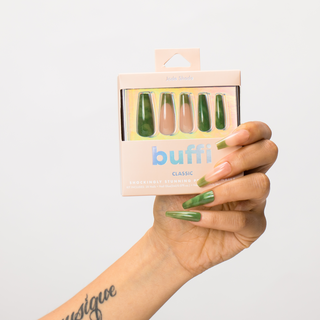 BUFFI PRESS-ON NAILS - JADE SHADE