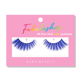 Colored FABULASHES 3D Faux Mink False Eyelashes