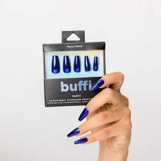 BUFFI PRESS-ON NAILS - HEAVY METAL
