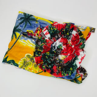 Whirling Turban Wired Headwrap w/ Ruffles