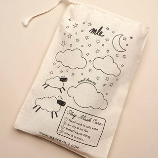 Silk Heart Eyes Sleep Mask