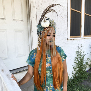 Autumn Pumpkin Headdress