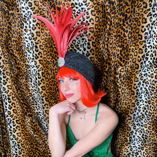 Feather Sparkle Turban