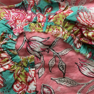 Whirling Turban Wired Headwrap w/ Ruffles