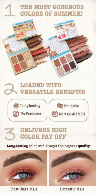 theBalm Male Order Eyeshadow Palettes