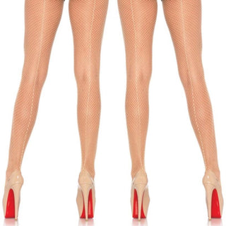 Fishnet Pantyhose with Backseam